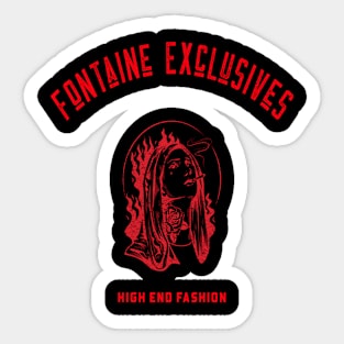 Fontaine Exclusives Virgin Mary Logo #4 Sticker